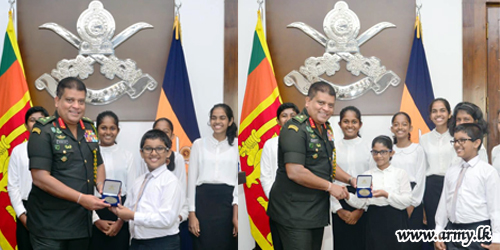 Impressed Little Environmentalists Impress the Army Chief with Exclusive Watering Project for Wilpattu Reforestation