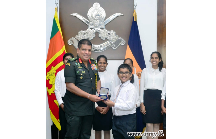 Impressed Little Environmentalists Impress the Army Chief with Exclusive Watering Project for Wilpattu Reforestation