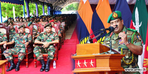 Army Chief in Jaffna Talks to Troops & Explains His Vision