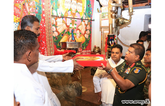 ‘Kirivehera’ & Kataragama Devala Precincts Glitter with Fluttering Army Flags