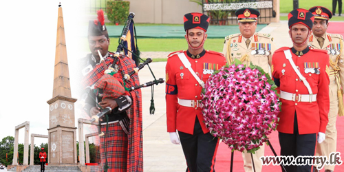 Memories of Brave War Heroes Venerated at Battaramulla Hours Before the Army Day