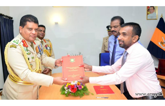 Army in Kilinochchi Releases 150.15 More Acres without Compromising Security Interests