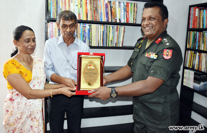 551 ஆவது தலைமையகத்தில் புதிய நூலகம் திறந்து வைப்பு
