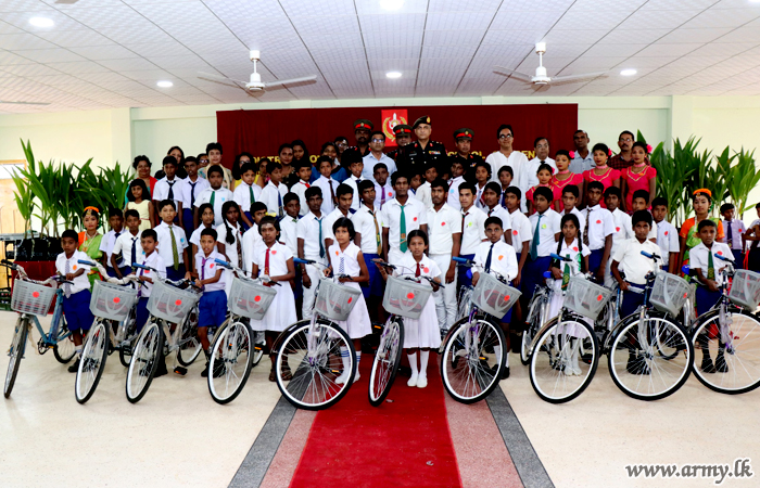 Poor Children & Deserving Families Given Seedlings and Bicycles
