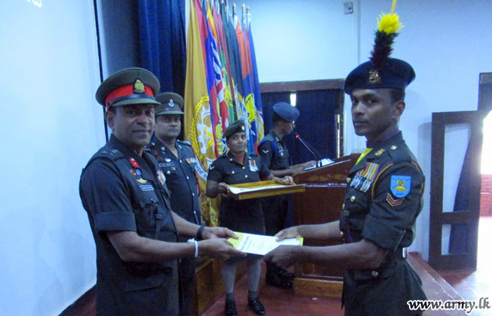 இராணுவத்திலிருந்து ஒய்வு பெறும் 95 படையினர் என்வீகியூ 3ஆம் தரத்தில் தேர்ச்சி