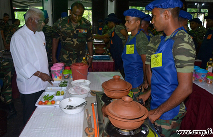 ප්‍රවීණ සුපවේදියෙකු යටතේ වන්නි භටපිරිස් සූපශාස්ත්‍ර පුහුණුව ලබයි