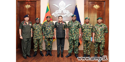 Nigerian Army Delegation Arrives to Learn about SF Training Modules