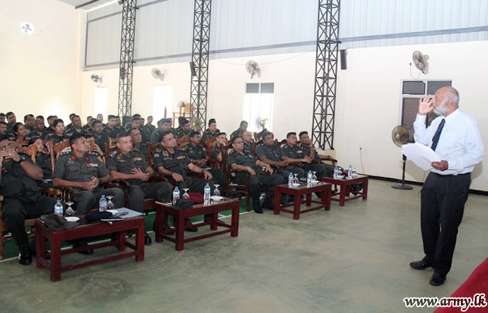 57 Division Troops Listen to Lecture on ‘Negotiation’ Techniques