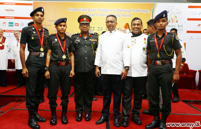 Army Catering Battalion Members Win Medals at BMICH Competition