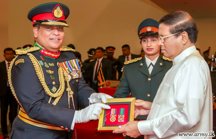 New ‘Sewabhimani Padakkama’ & ‘Sewa Padakkama' Awarded to Servicemen, Policemen & Civil Staffers for Post-War Roles 