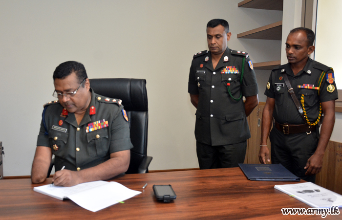 புதிய பயிற்சி பணிப்பாளர் பதவியேற்பு