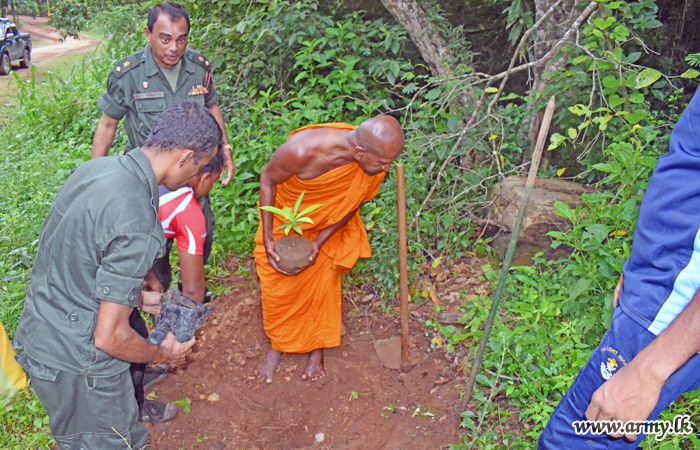 මහා සංඝරත්නයේ ඉල්ලීමකට අනුව 53 වන සේනාංකයේ භටපිරිස් රුක් රෝපණ වැඩසටහනක