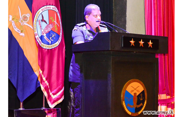 DSCSC Honours Commander by Unveiling His Photo During Customary Lecture
