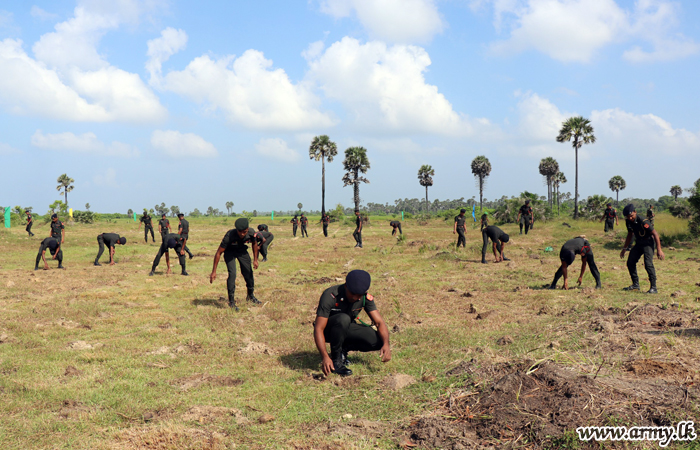 යාපනය ආරක්‍ෂක සේනා මූලස්ථානය සිය රුක් රෝපණ වැඩසටහන යාපනය අර්ධද්වීපයෙන් ආරම්භ කරයි 