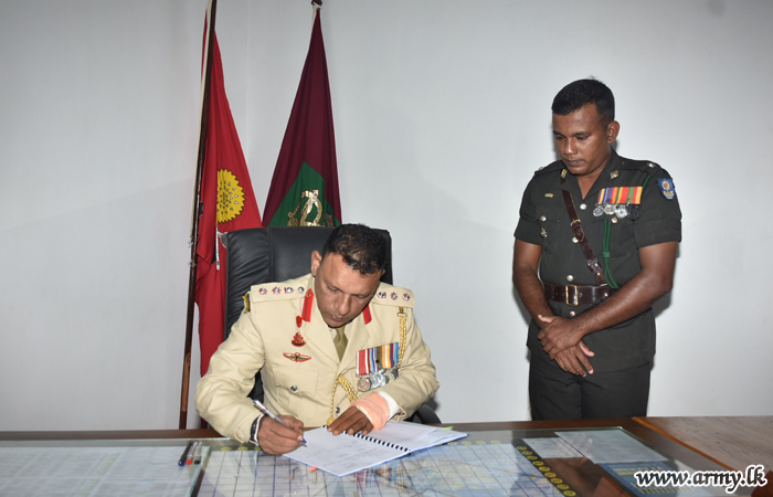 681 Brigade's New Commander Assumes Office