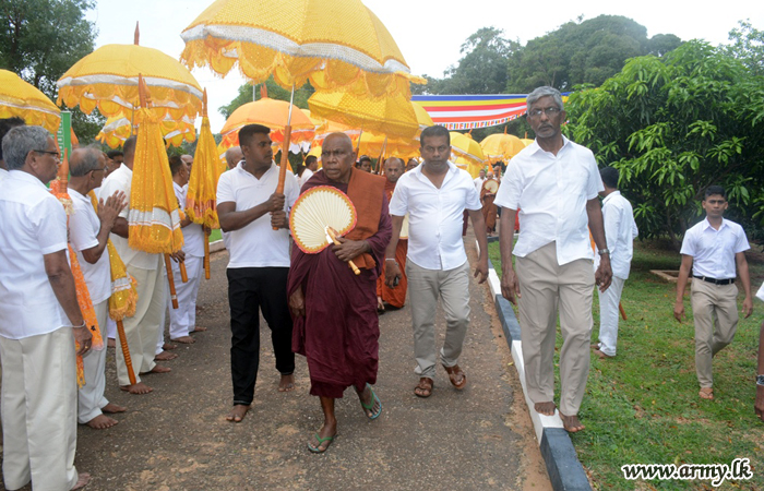 படையினரின் ஒத்துழைப்படன் இடம்பெற்ற காலஞ்சென்ற மெடலங்கர தேரரின் நினைவு தின நிகழ்வு