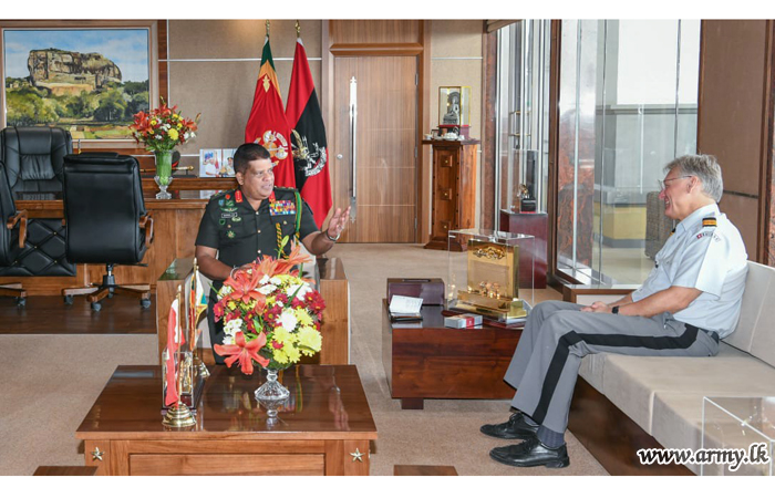 Swiss Defence Attaché Calls on Commander of the Army