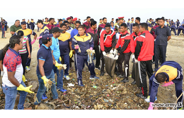 Mega Island-wide Beach Cleaning Project Gets Underway with Commander's Initiative 