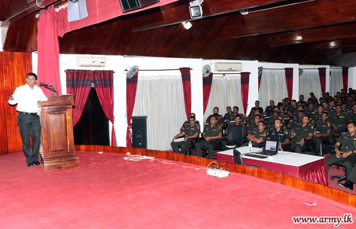 வழங்கல் மற்றும் போக்குவரத்து பணியகத்தினால் படையினருக்கான மீன் வகைகள் அதன் தரம் தொடர்பான விரிவுரை