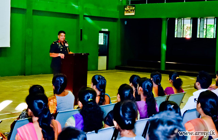 Commander in a Surprise Move Interacts with Graduate Trainees in GR RHQ Complex 