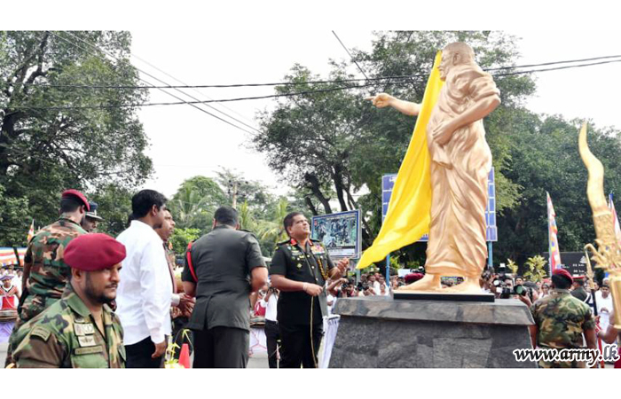 காலஞ் சென்ற மதிப்புக்குரிய திம்புலாஹல நாயக்க தேரரின் நினைவுச் சிலை திறந்து வைப்பு