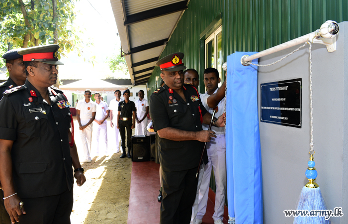 නිලධාරී ප්‍රගමන ප්‍රවර්ධන මධ්‍යස්ථානයේ අභිනවයෙන් ඉදිකළ ගෘහස්ථ ක්‍රීඩාගාරය විවෘත කරයි