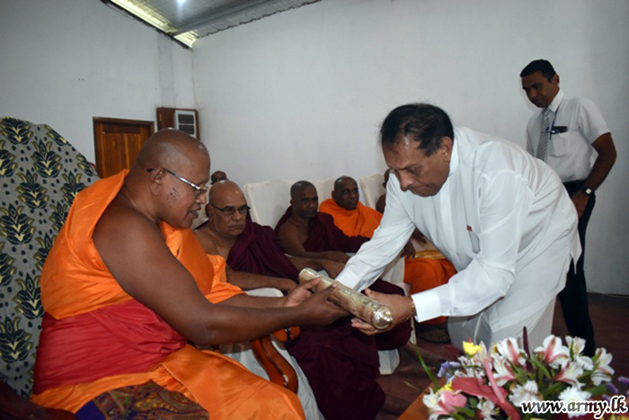62 Division Troops Support Nayake Thero’s Reception Ceremony  