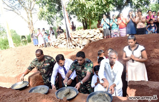 வன்னி  வீடு கட்டுமான பணிகள் துரிதமாக முன்னெடுப்பு  