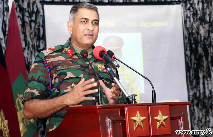 Jaffna Commander Pays Visits to 55 Division & its under Command Formations