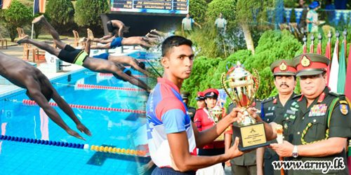 Finals in Swimming & Water Polo Get Underway at Panagoda Cantonment
