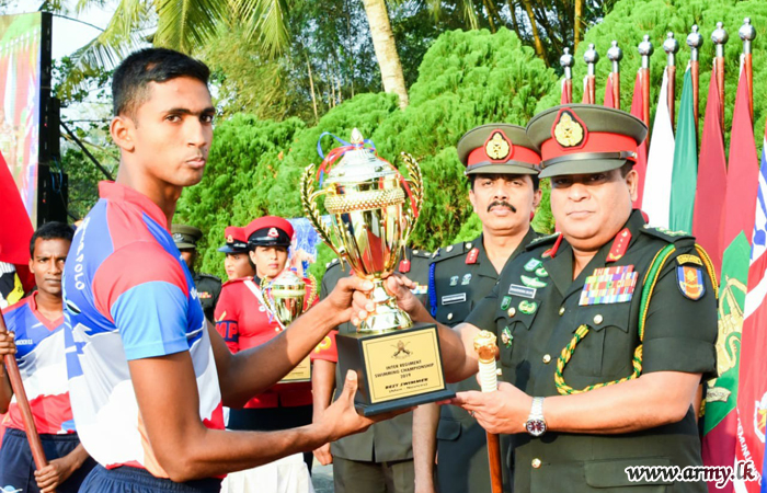 Finals in Swimming & Water Polo Get Underway at Panagoda Cantonment