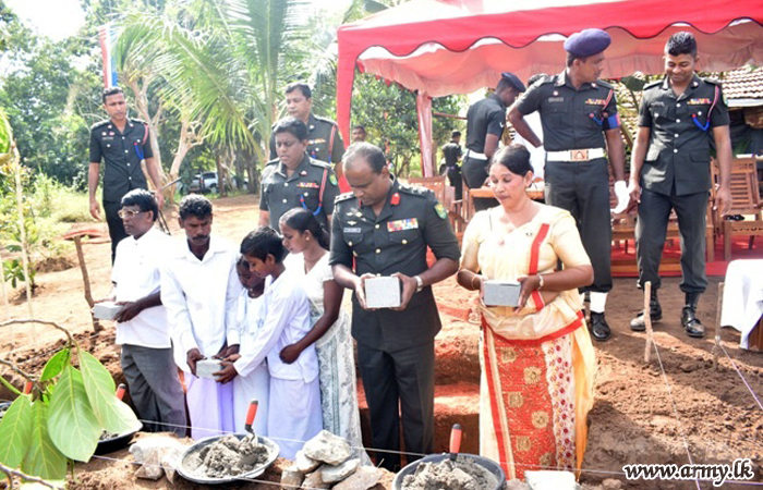இராணுவத்தினரால் மற்றுமோர் புதிய வீடானது தேவையுள்ள குடும்பத்தாரிற்கு கட்டமைத்து வழங்கல்