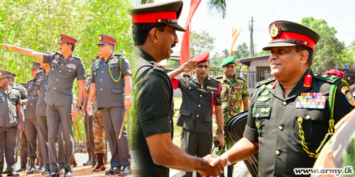 Acting CDS & Commander in a Surprise Visit Evaluates SLAVF Development Projects 