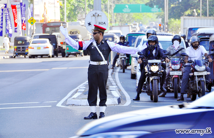 Military Policemen Deployed To Assist City Traffic Police During Peak Hours 