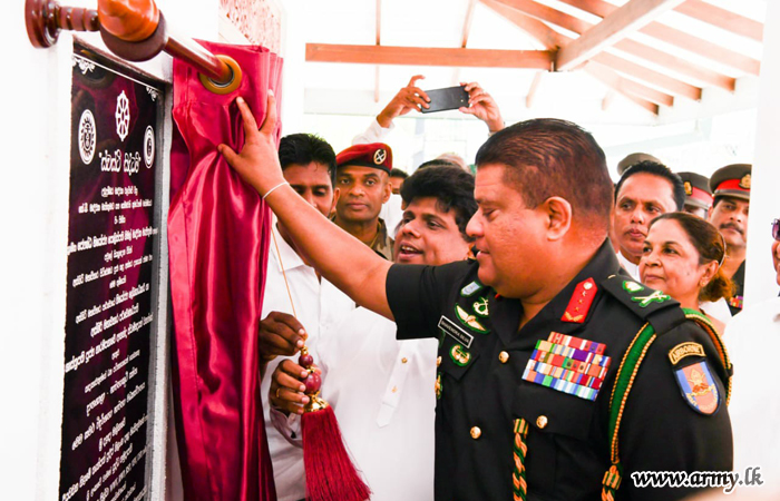 Commander among Distinguished Guests to the Opening of the New Upcountry Meditation Complex   