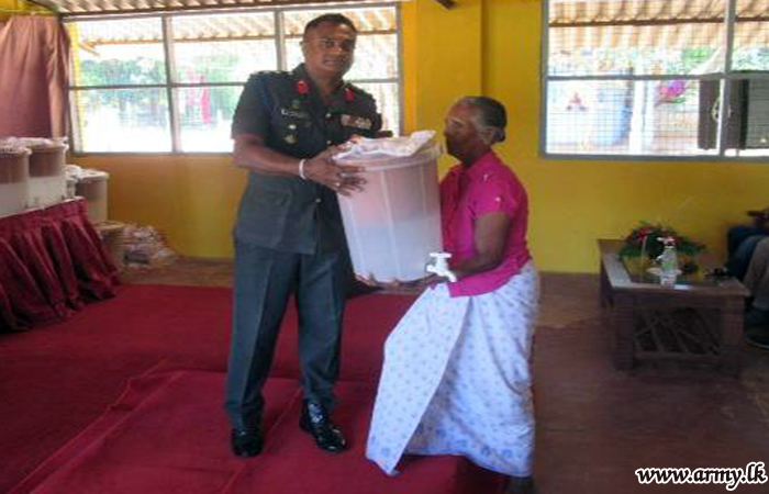 Army Initiative Gets Water Filters & T-Shirts for Remote Nikawewa Civilians      