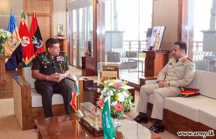 Saudi Embassy’s Defence Attaché Calls on Army Commander