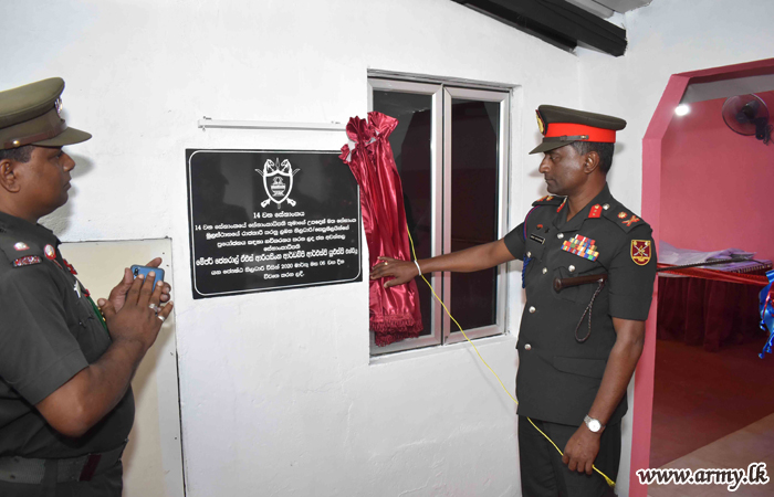 14 Division HQ Opens its New Canteen