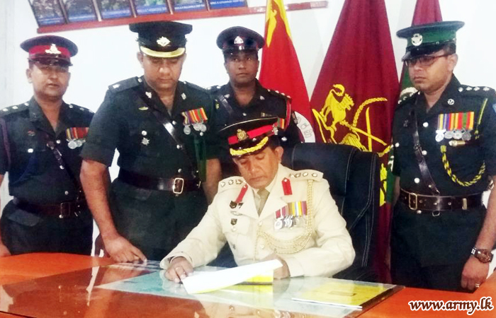 642 Brigade's New Commander Assumes Office