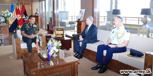 Australian High Commissioner Discusses COVID-19 Preventive Roles with Army Chief