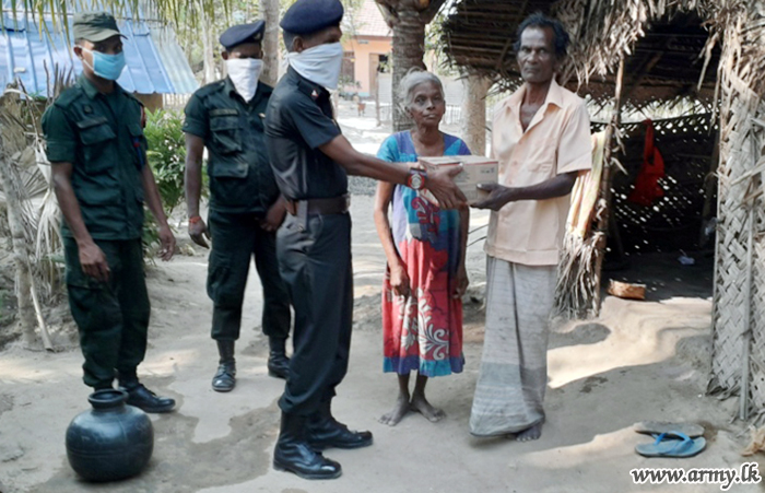 Needy Families Provided with Dry Ration Packs