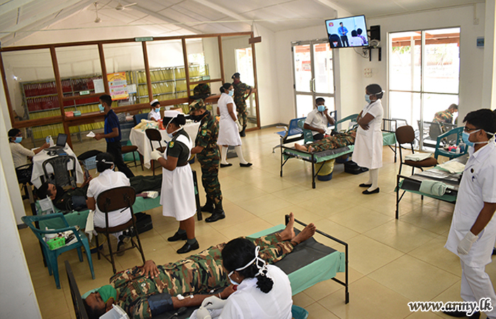 Wanni Troops Replenish Emergency Blood Stocks