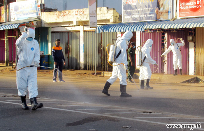 MLT Troops Continue Disinfection Duties