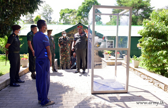 Garrison Engineers at Diyatalawa Innovate Disinfection Chamber