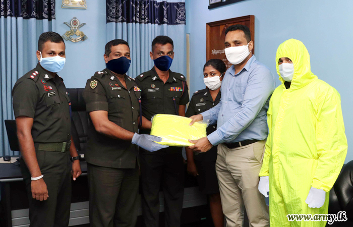 General Service Corps Troops Distribute PPE among their Troops 