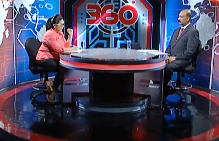 Secretary Defence Shares Views with Derana TV ‘360’ Programme  