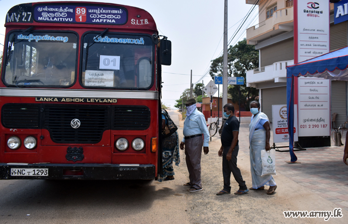 ජ්‍යෙෂ්ඨ පුරවැසියන්ට හිමි මාසික විශ්‍රාම වැටුප් ලබා ගැනීමට අවශ්‍ය පහසුකම් නැවත වරක් යුද්ධ හමුදා සාමාජිකයින් විසින් සපයති