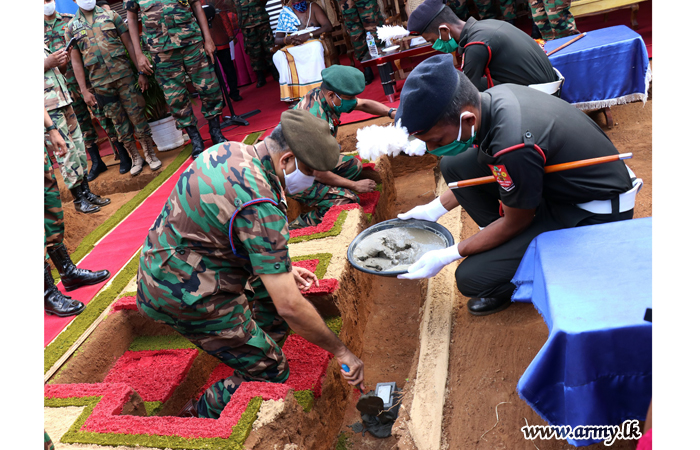 With One More Southerner's Help, Jaffna Troops Begin Construction of New Home for the Needy