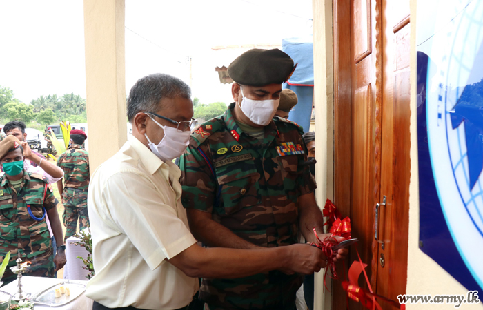 Jaffna Troops Build One More Home for A Needy Family with Jaffna Donor's Sponsorship