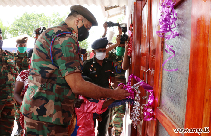 SFHQ-Jaffna Builds One More House for a Needy Mother in Vadukkodai